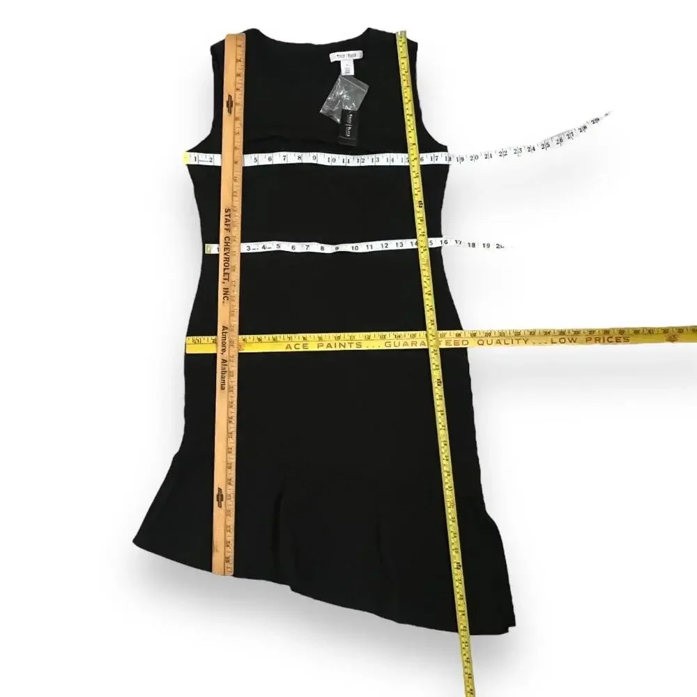 White House Black Market sleeveless Little Black Dress NEW - Picture 11 of 11